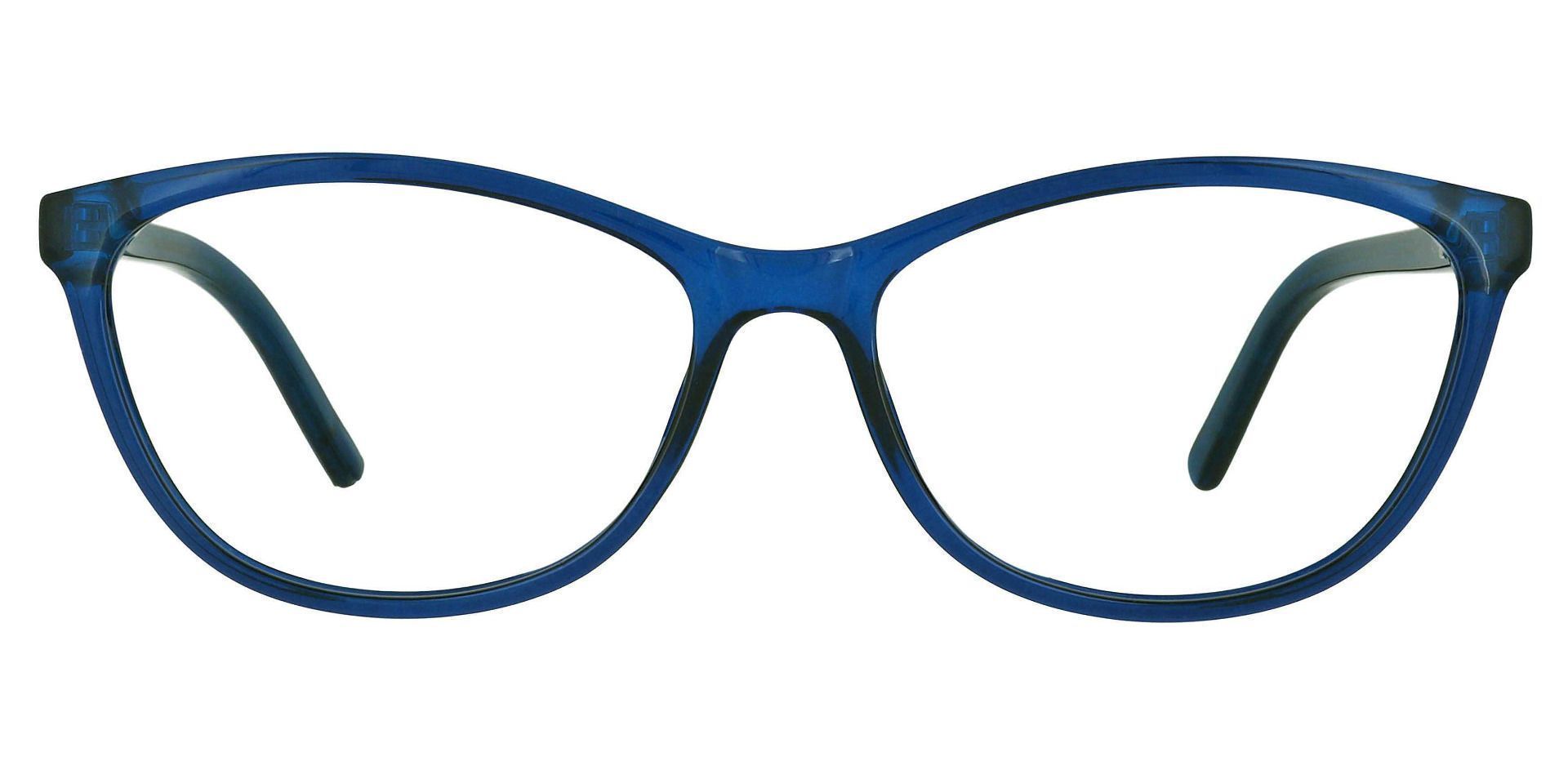 Sally Oval Prescription Glasses - Blue
