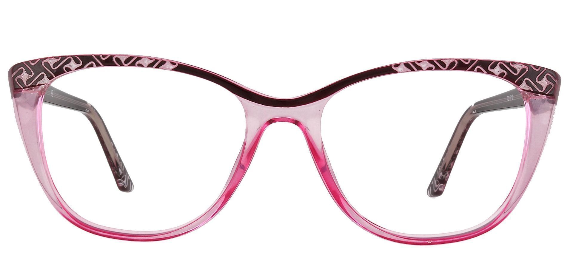 Alberta Cat Eye Prescription Glasses Pink Womens Eyeglasses