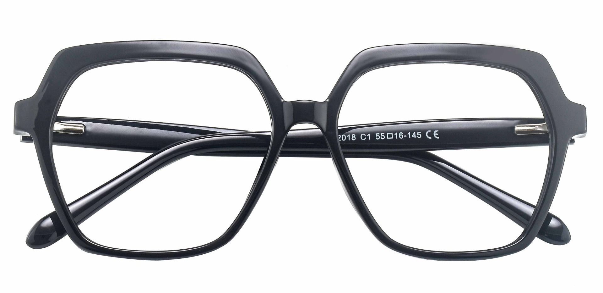 Regent Geometric Progressive Glasses - Black | Men's Eyeglasses | Payne ...