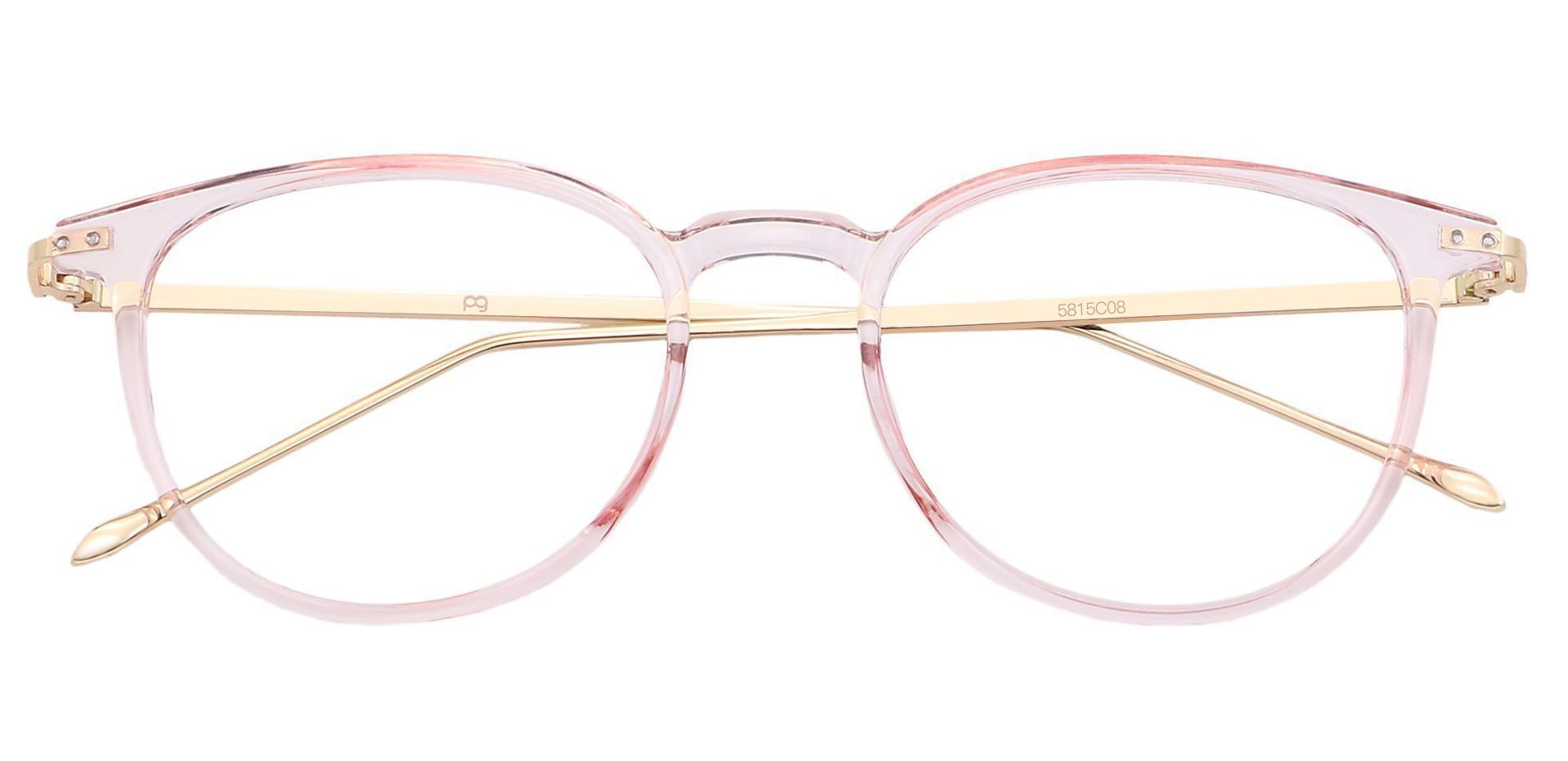 Elliott Round Non-Rx Glasses - Pink