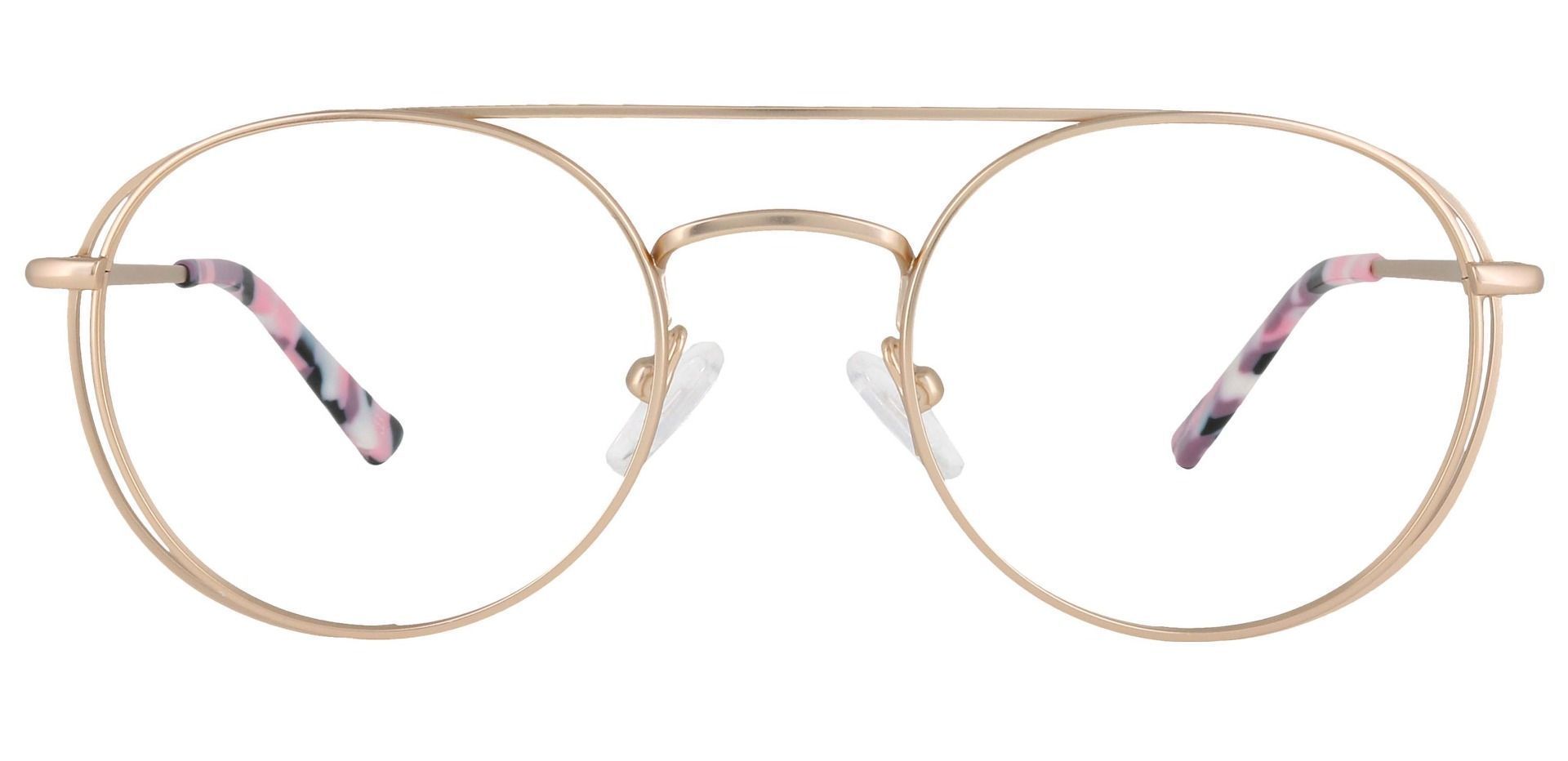 Willa Aviator Prescription Glasses - Gold