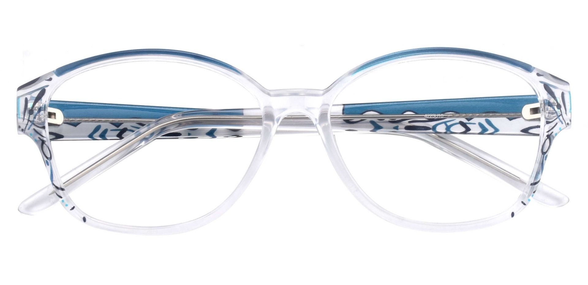 Price Oval Prescription Glasses - Blue