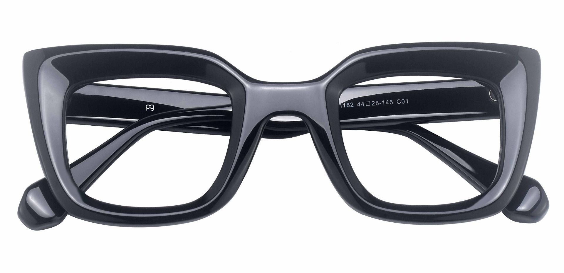 Bonham Cat Eye Prescription Glasses - Black