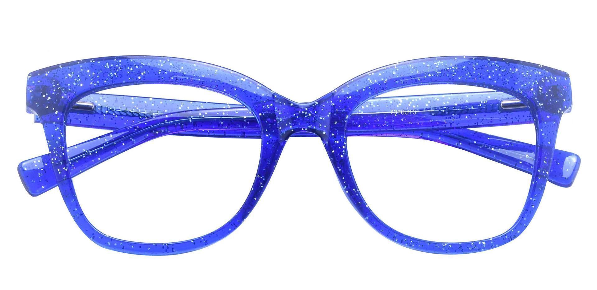 Knox Cat Eye Prescription Glasses - Blue