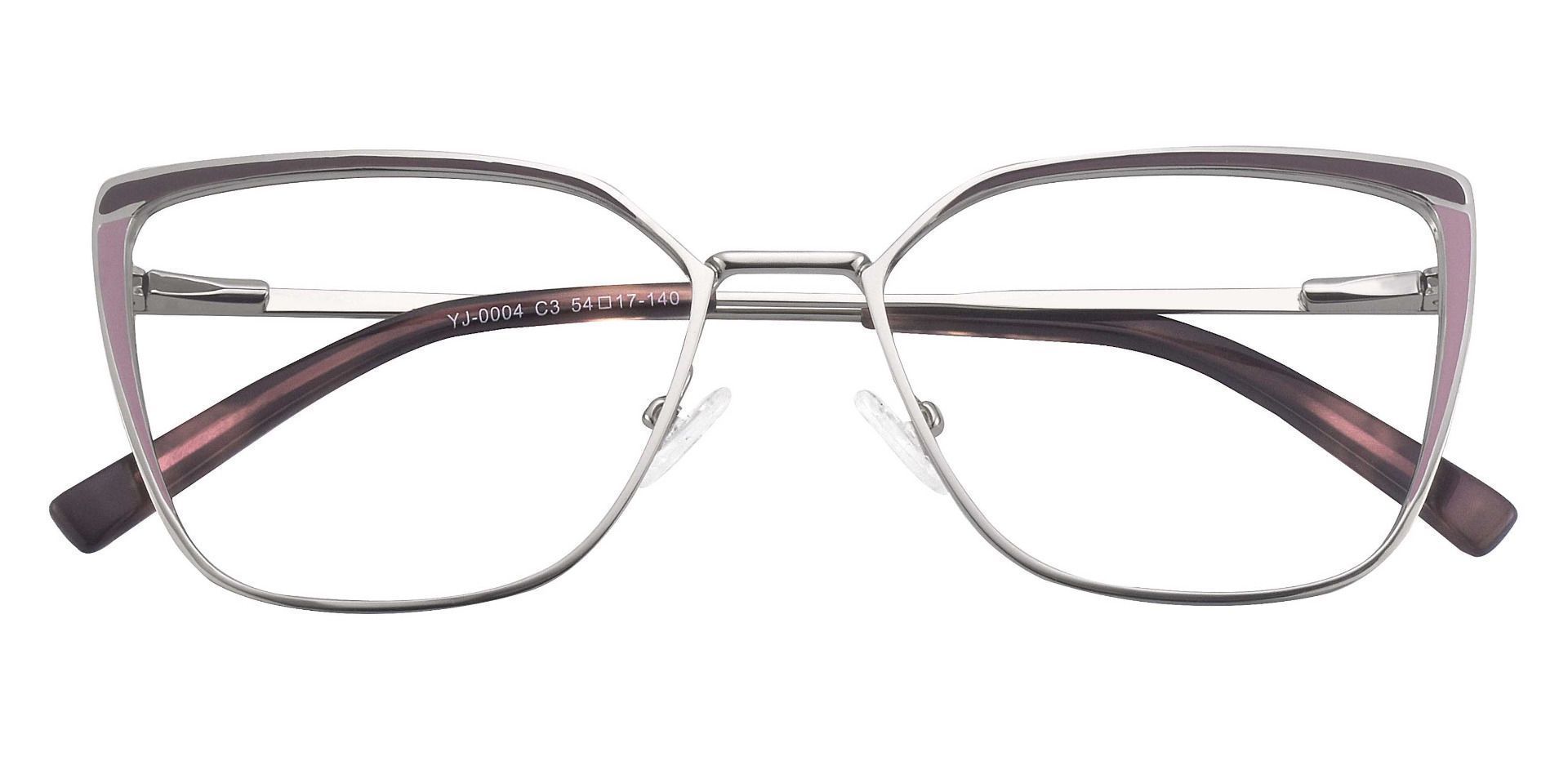 Hale Geometric Prescription Glasses - Pink | Women's Eyeglasses | Payne ...