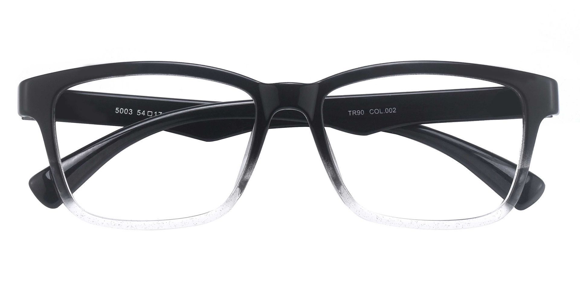 Hoover Rectangle Prescription Glasses - Black