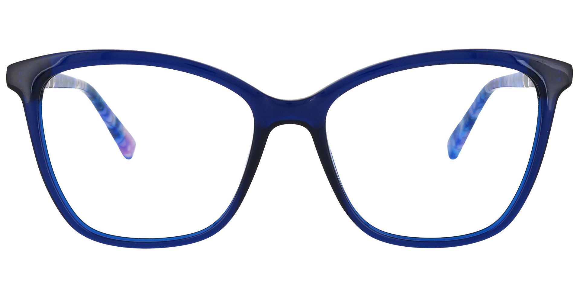 Glacier Square Prescription Glasses - Blue | Men's Eyeglasses | Payne ...