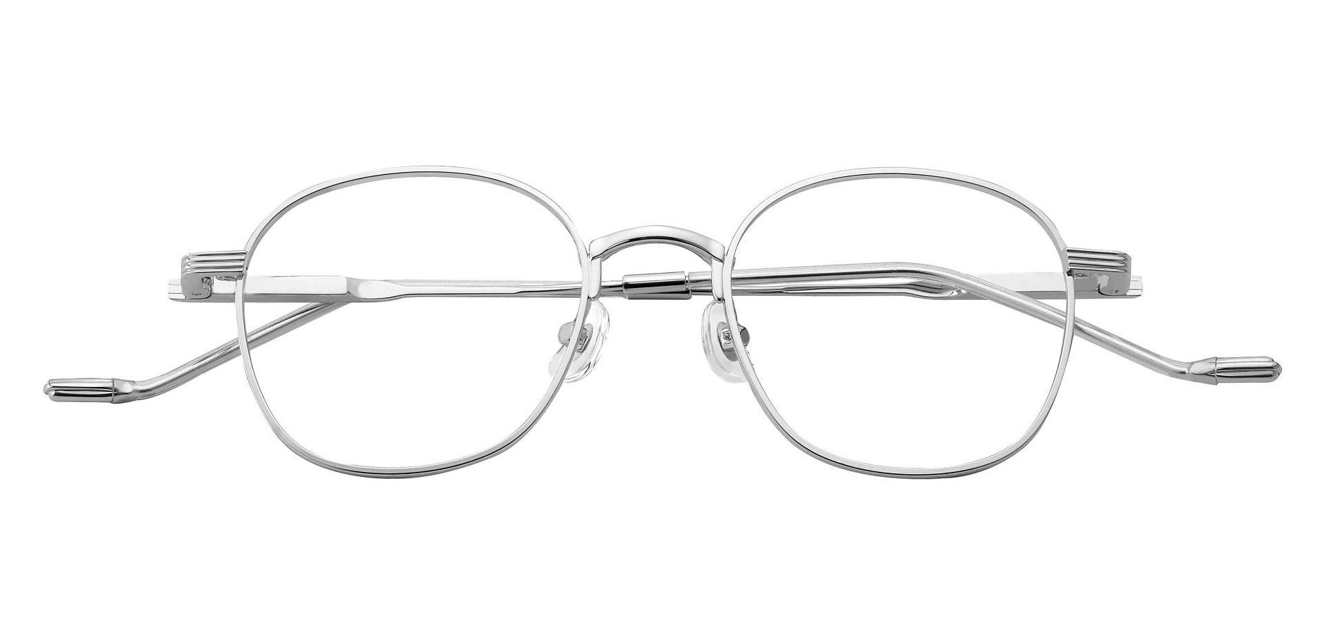 Watkins Oval Prescription Glasses - Silver