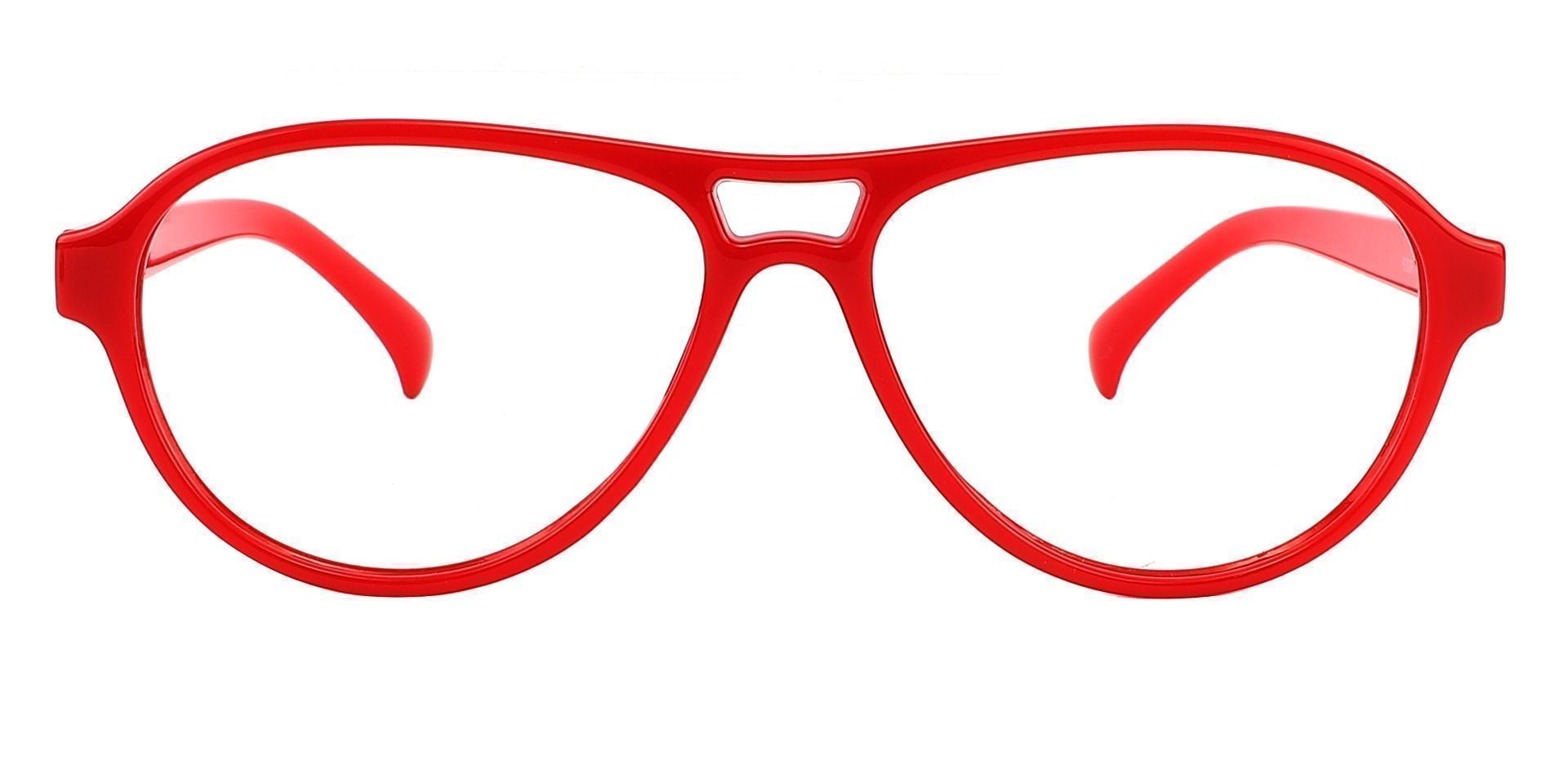 Sosa Aviator Prescription Glasses - Red