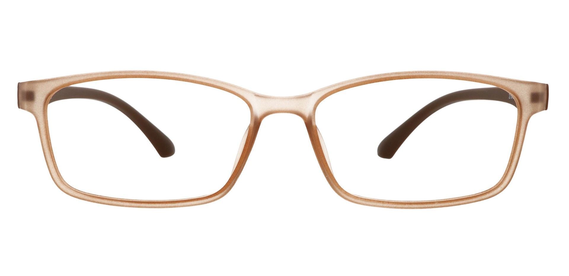Wichita Rectangle Prescription Glasses - Brown