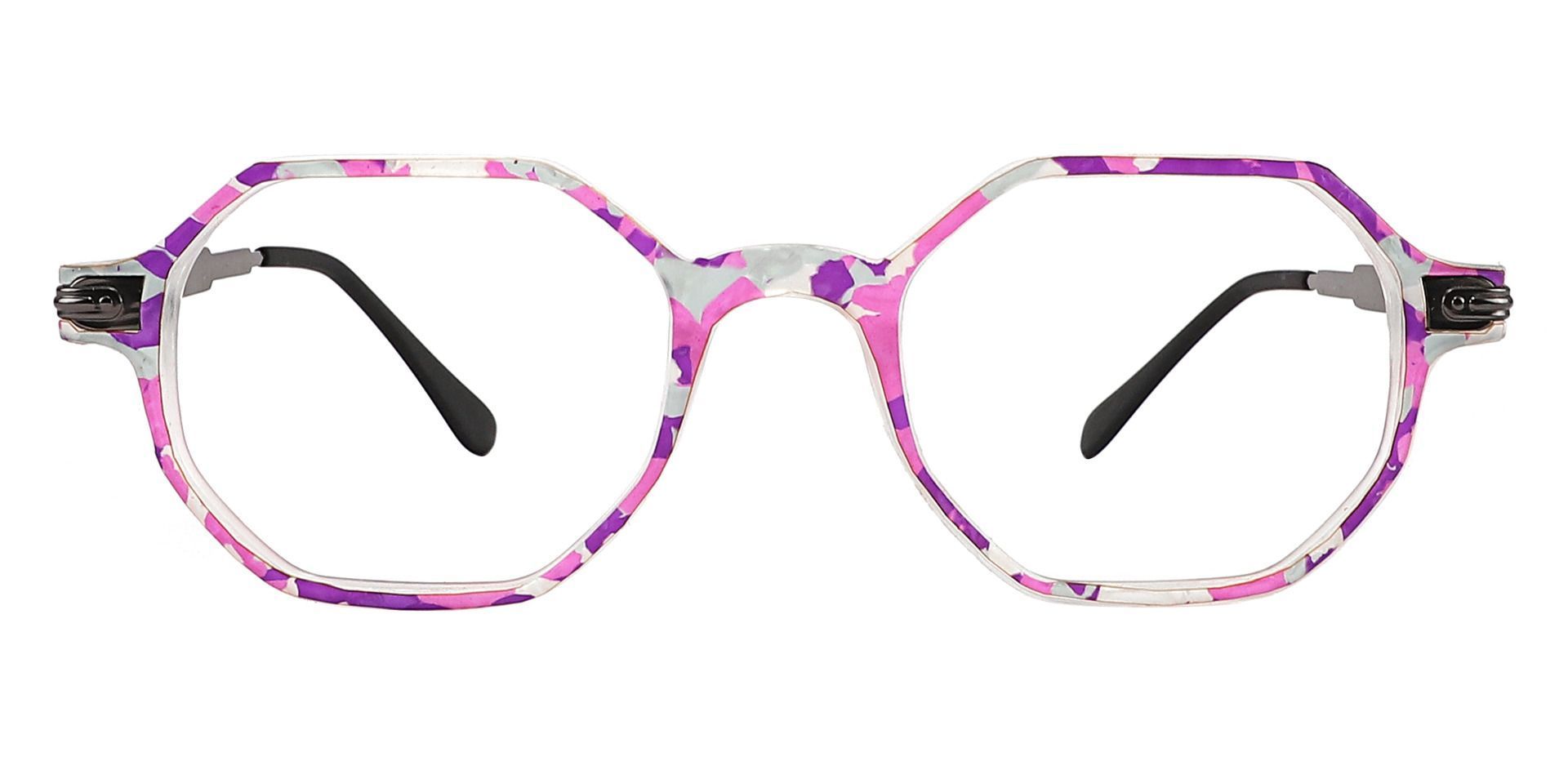 Bogart Geometric Lined Bifocal Glasses - Purple