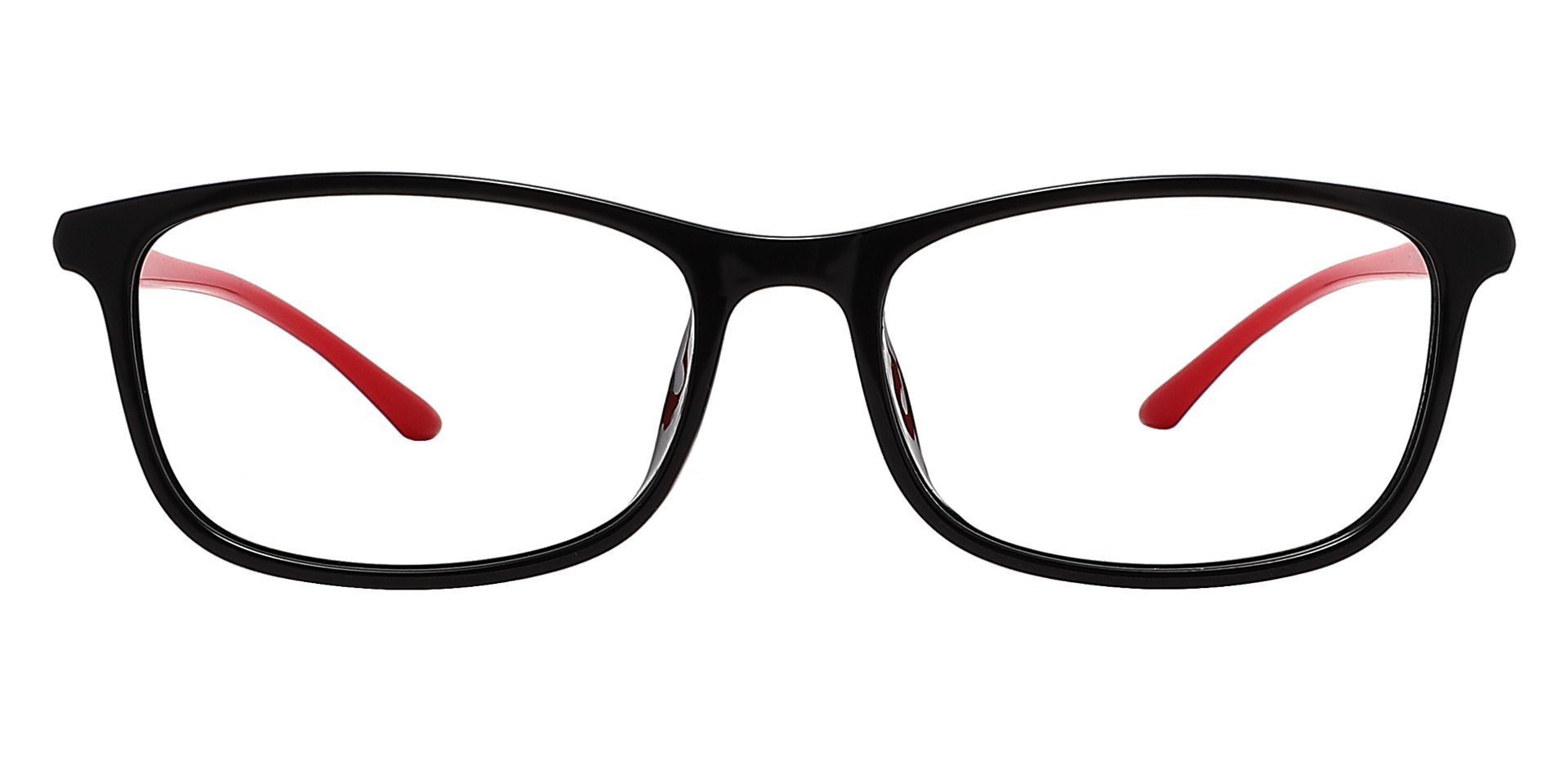 Glasgow Rectangle Prescription Glasses Black Men's Eyeglasses