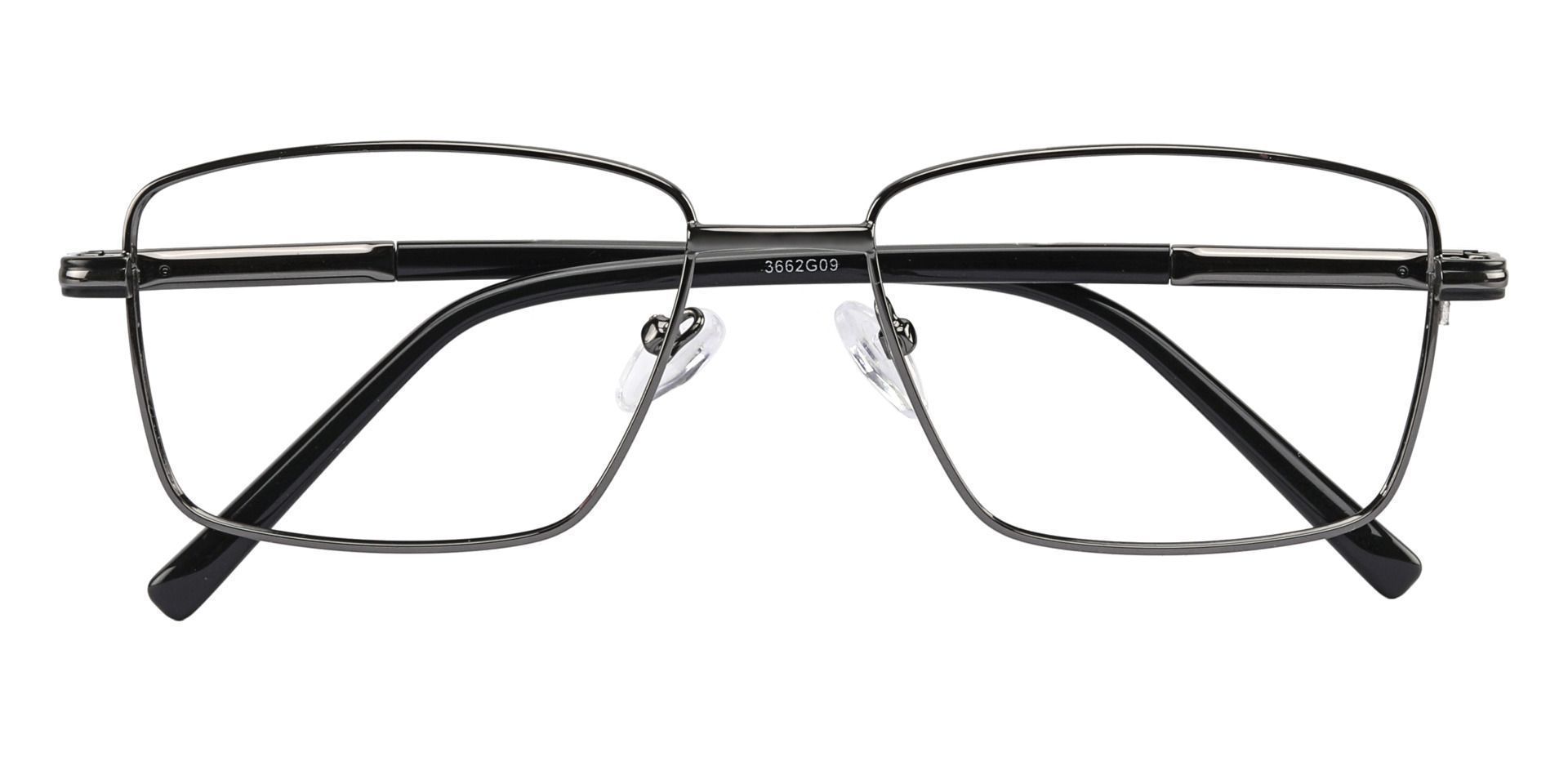 Daniel Rectangle Lined Bifocal Glasses -    Gunmetal   