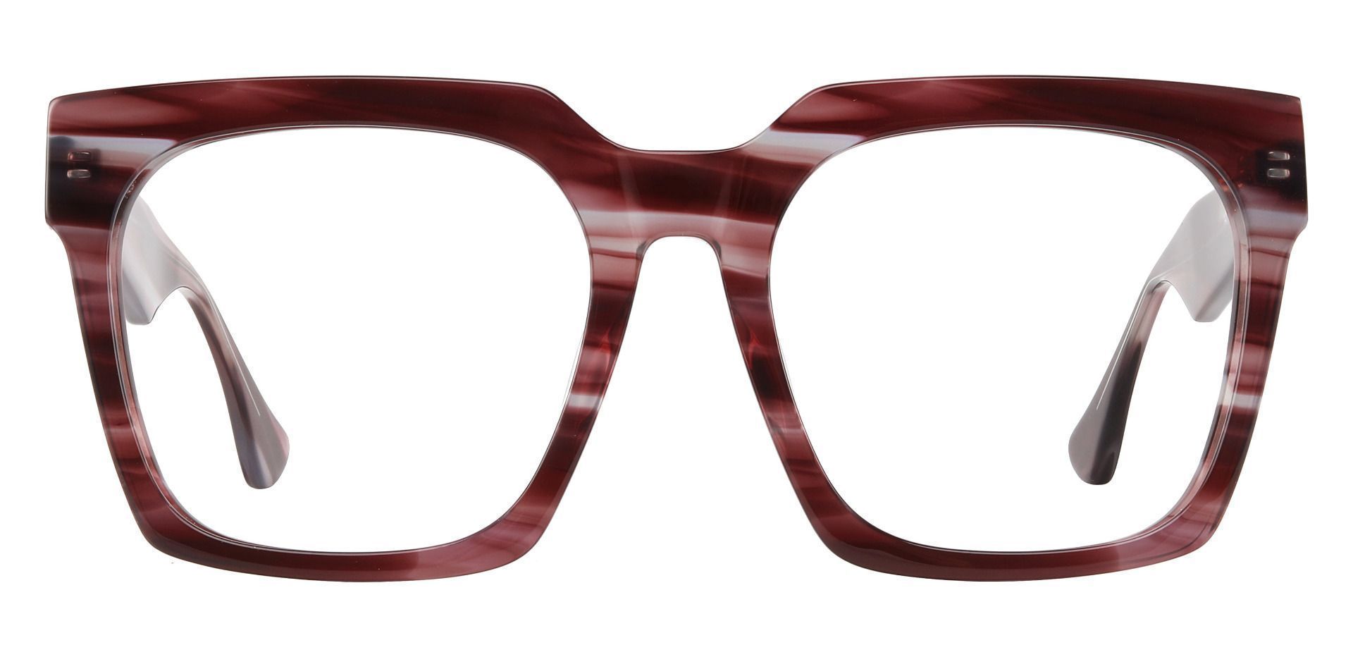 Harlan Square Prescription Glasses - Striped