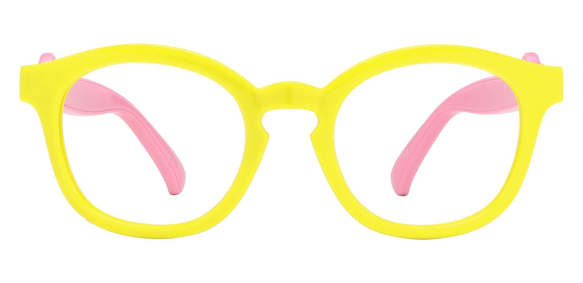 Saffron Round Reading Glasses Yellow Kids' Eyeglasses Payne Glasses