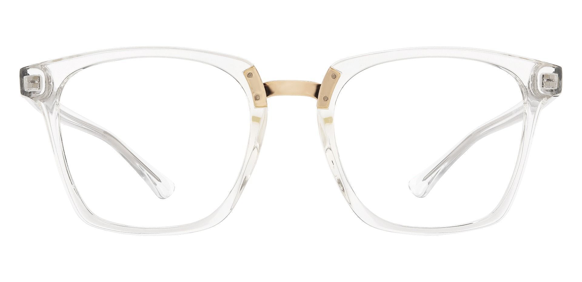 Delta Square Progressive Glasses - Clear