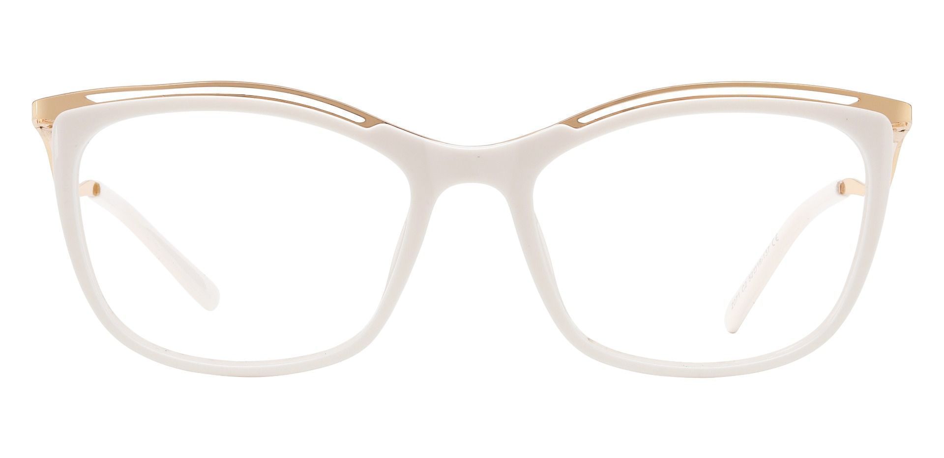 Enola Cat Eye Prescription Glasses - White