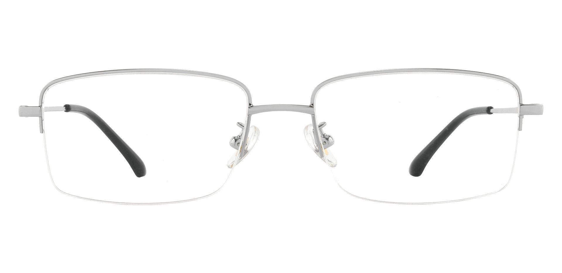 Bellmont Rectangle Non-Rx Glasses - Silver