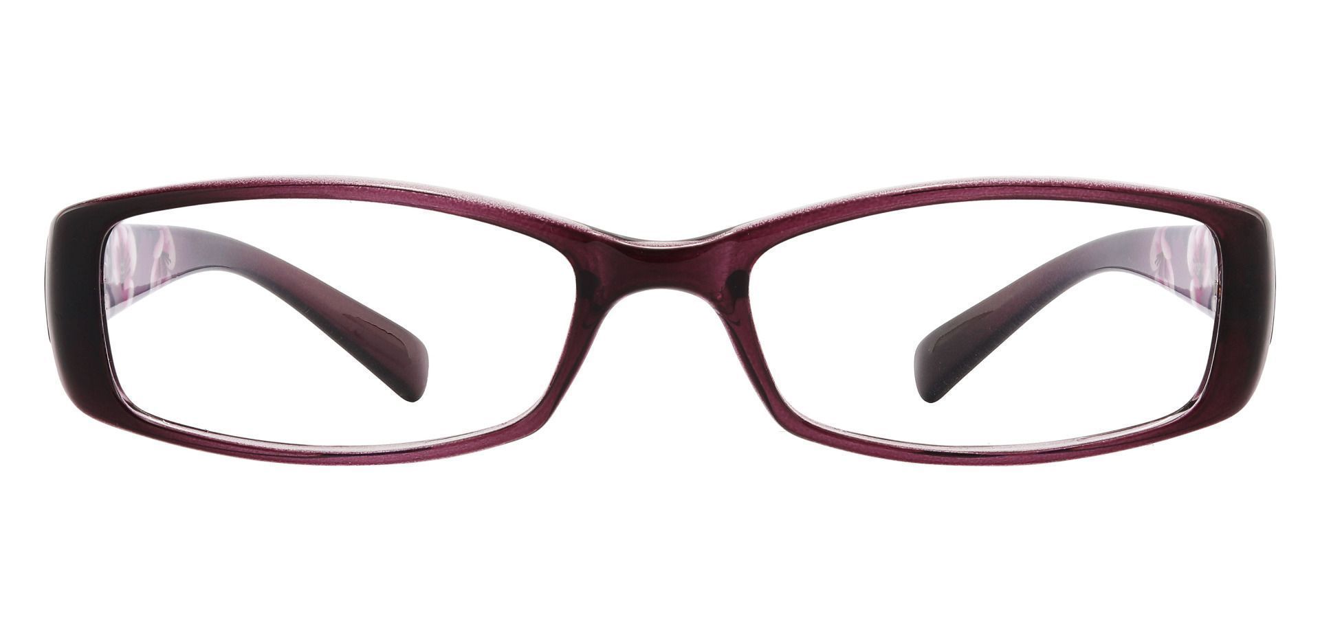 Medora Rectangle Single Vision Glasses - Purple