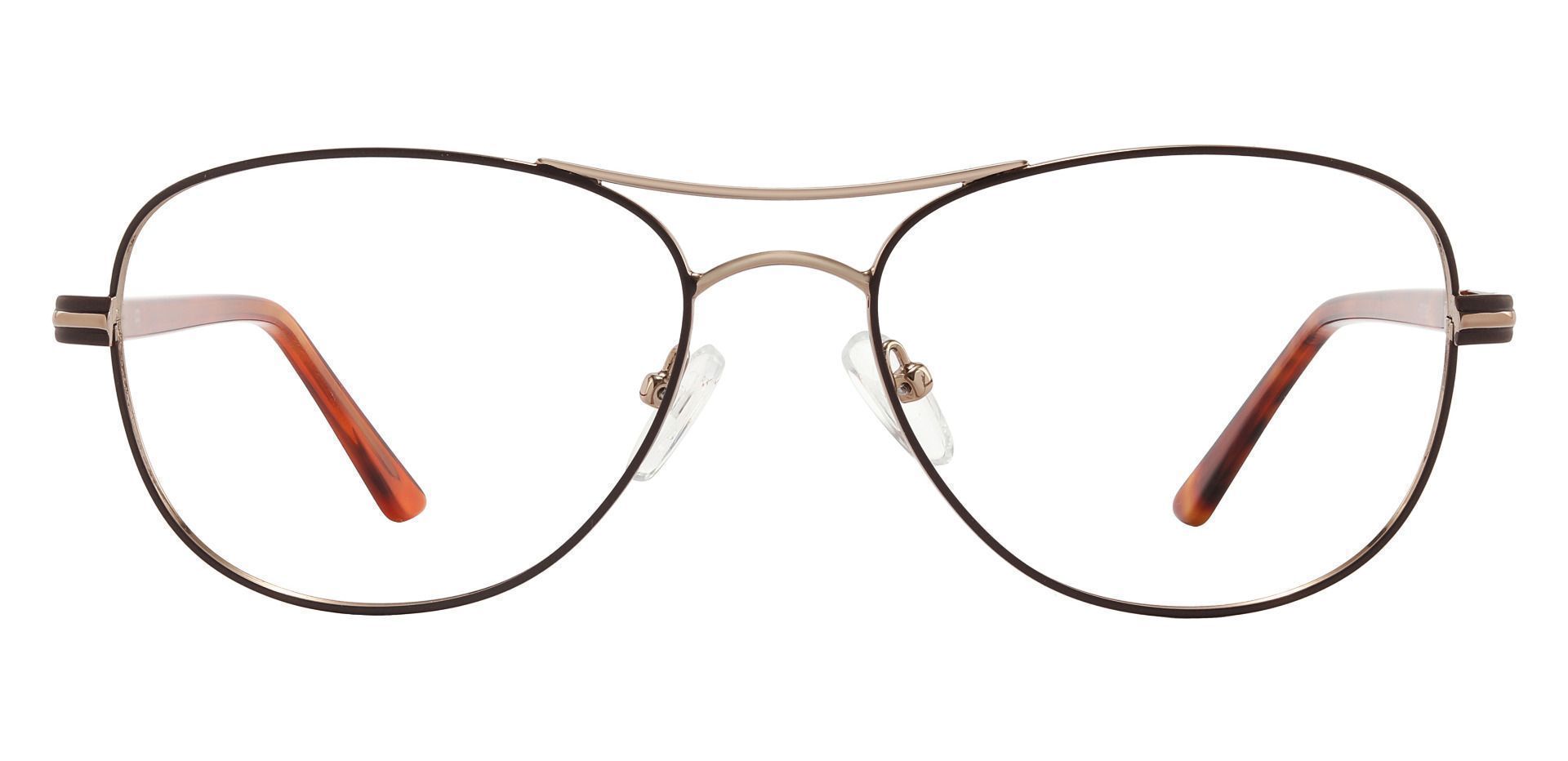 Reeves Aviator Eyeglasses Frame - Brown