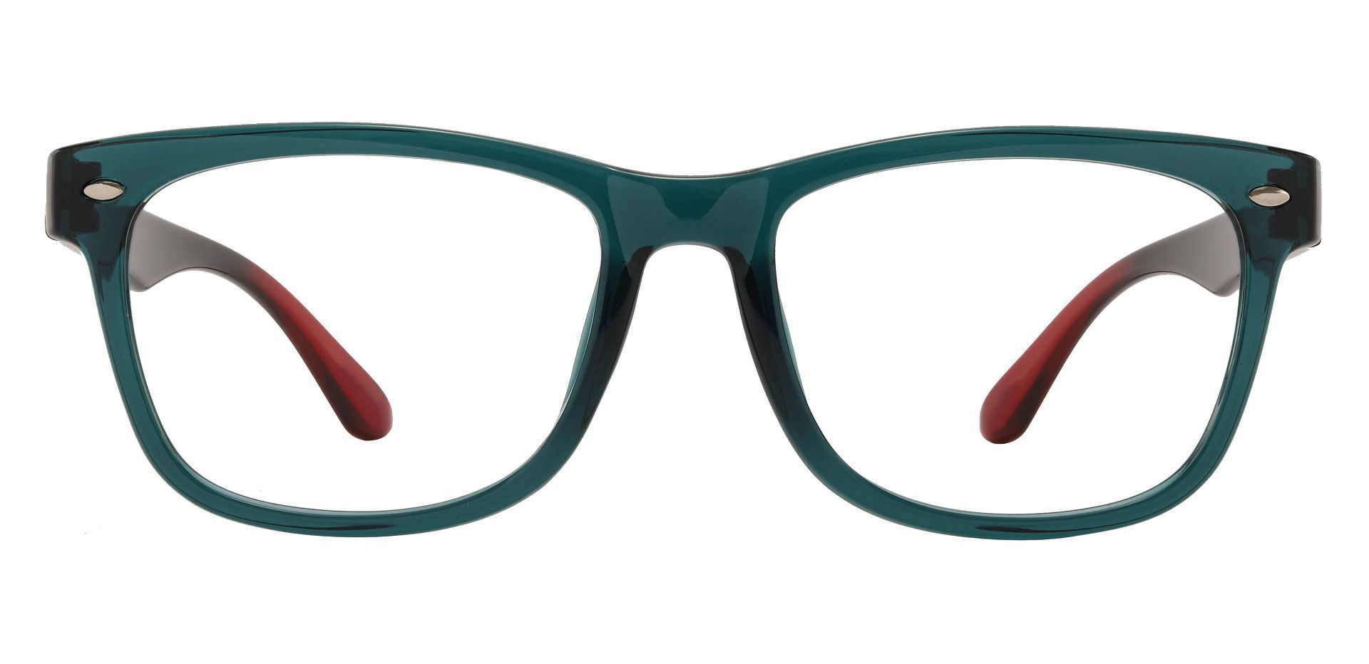 Oscar Rectangle Eyeglasses Frame - Green