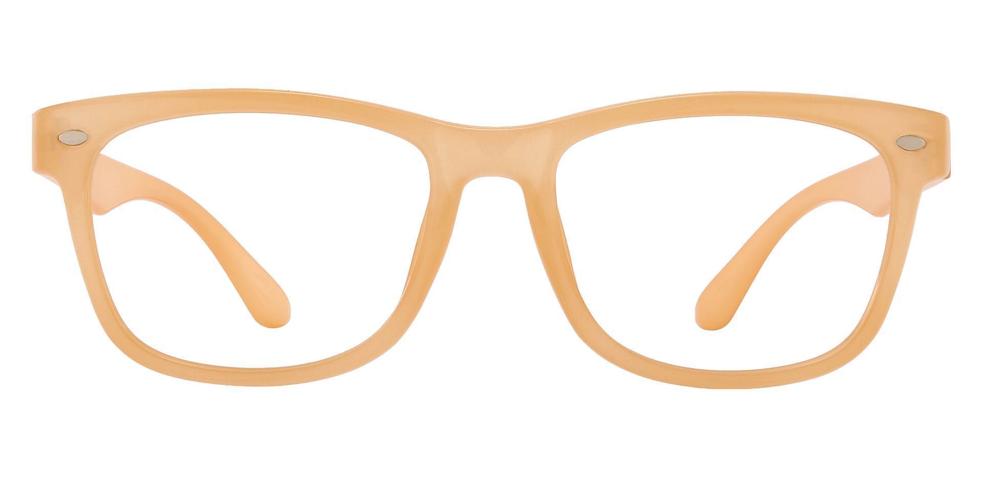 Oscar Rectangle Non-Rx Glasses - Brown
