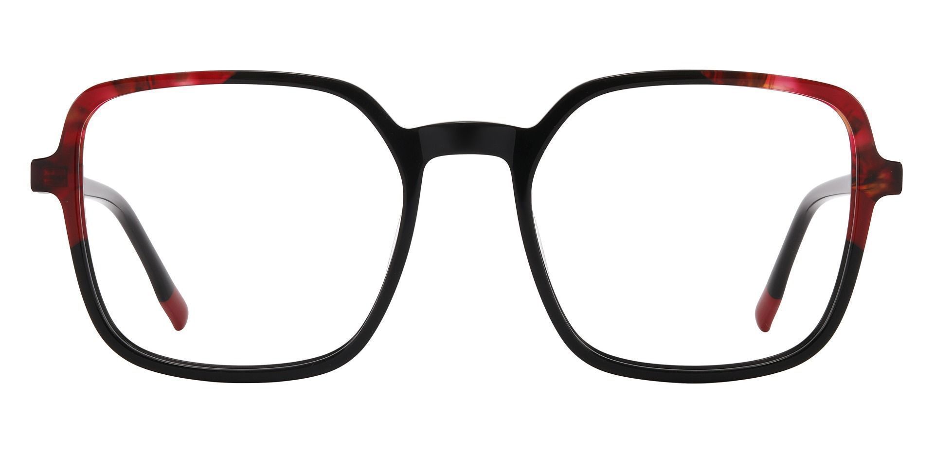 Medford Square Prescription Glasses - Black