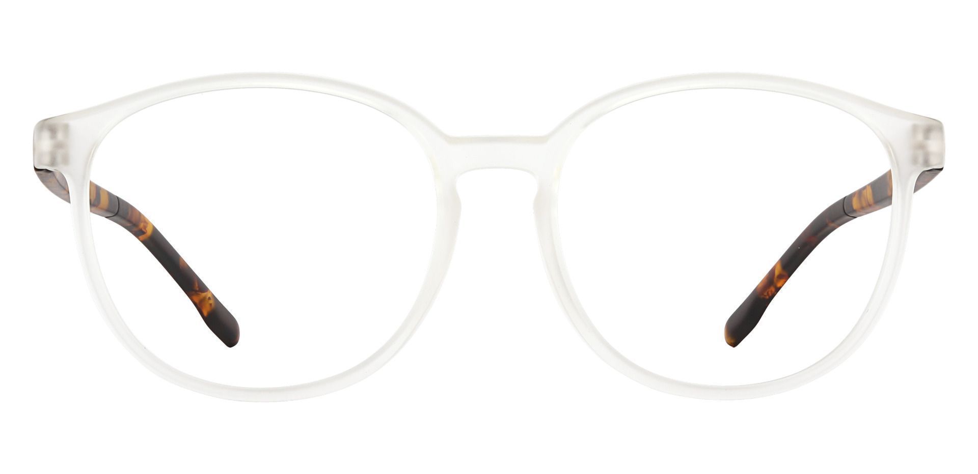 Molasses Oval Lined Bifocal Glasses - Clear