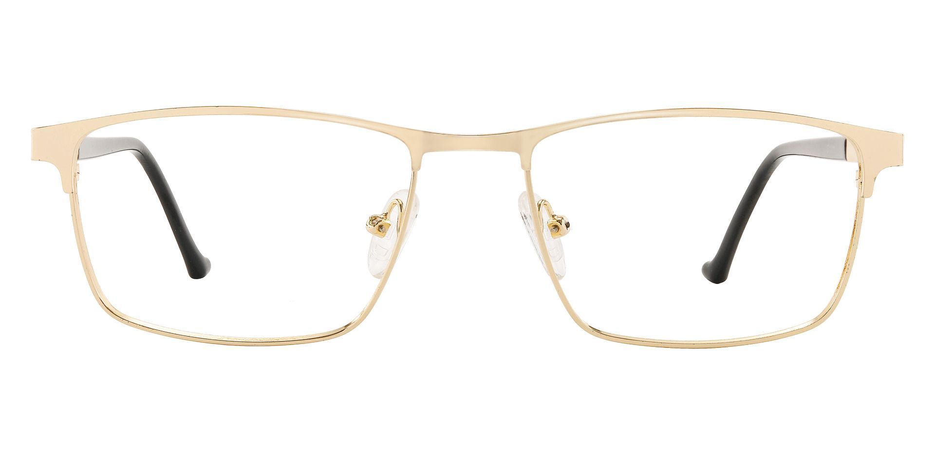 Flynn Browline Prescription Glasses - Gold