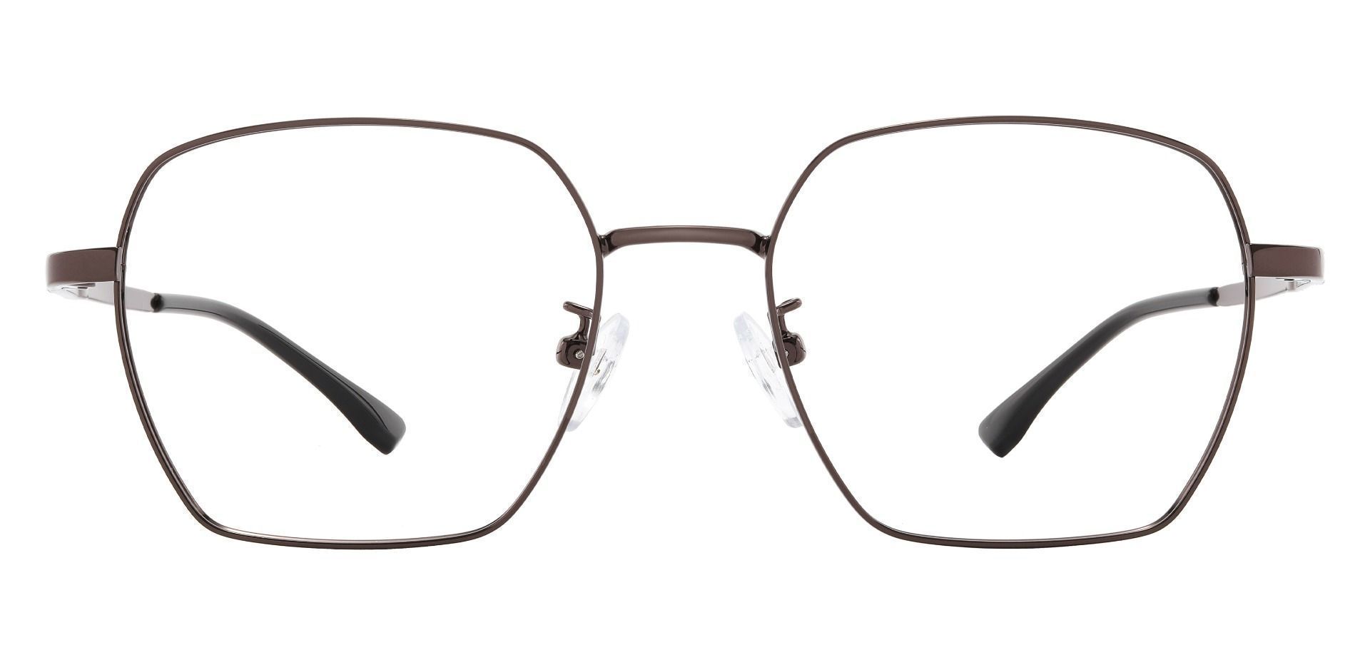 Dawson Geometric Prescription Glasses - Brown