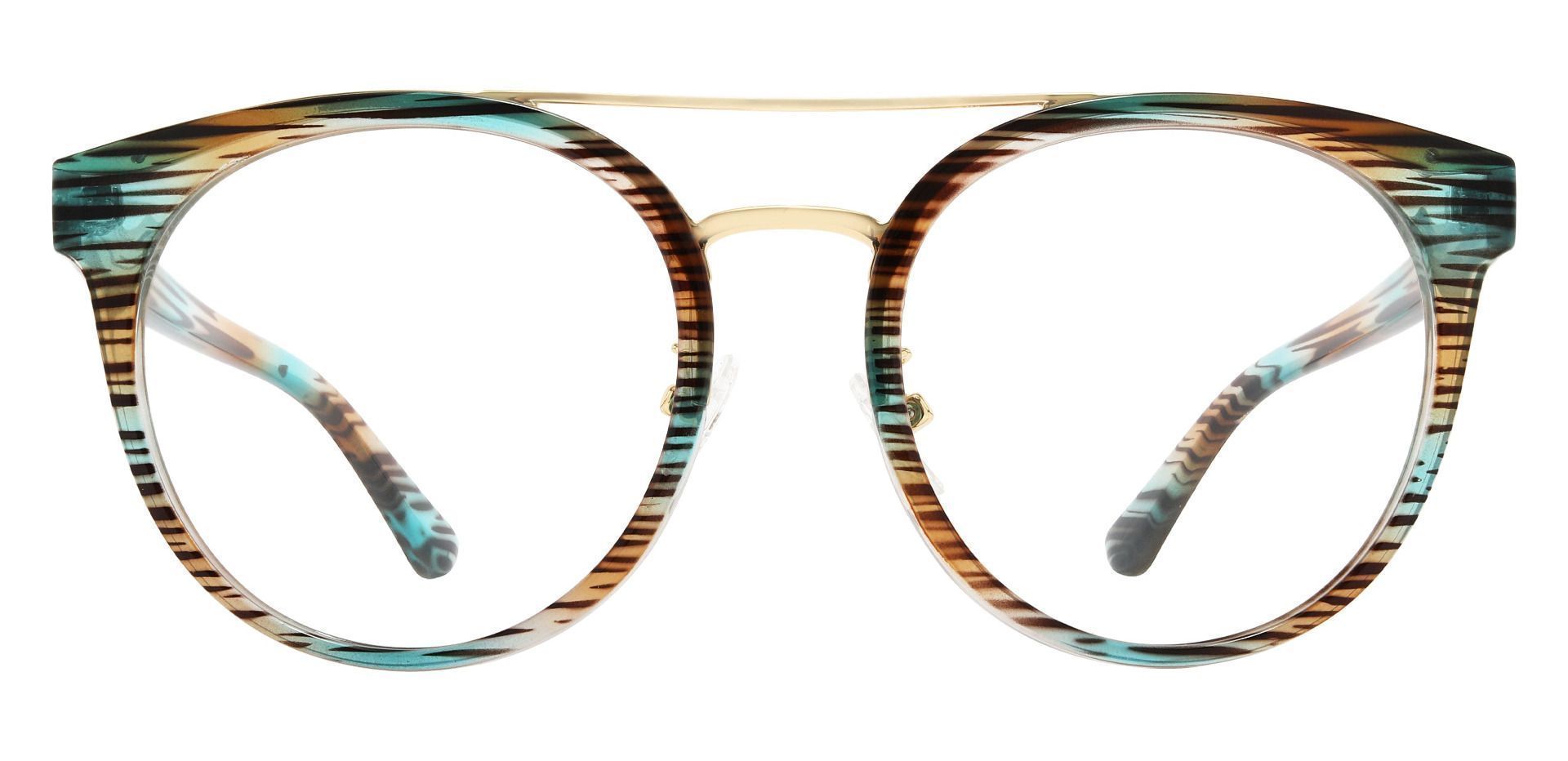 Oasis Aviator Prescription Glasses - Striped