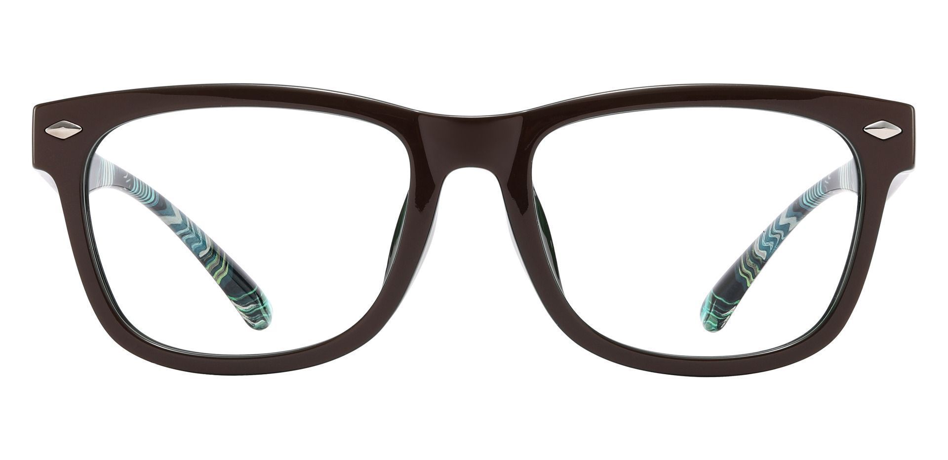 Shaler Square Progressive Glasses - Brown