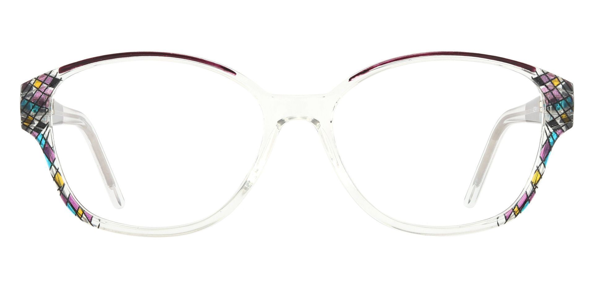 Moira Oval Prescription Glasses - Purple