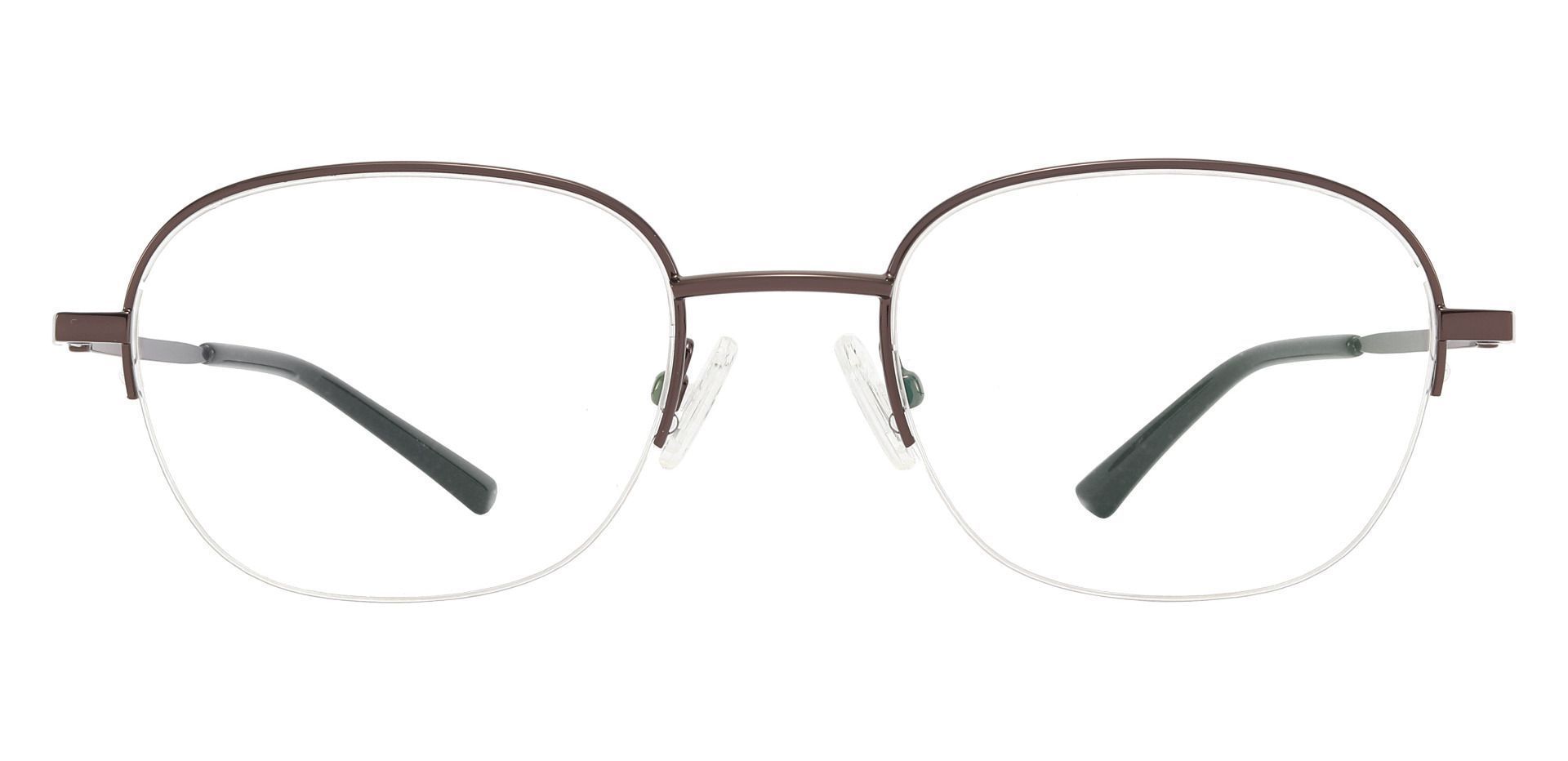 Rochester Oval Lined Bifocal Glasses - Brown