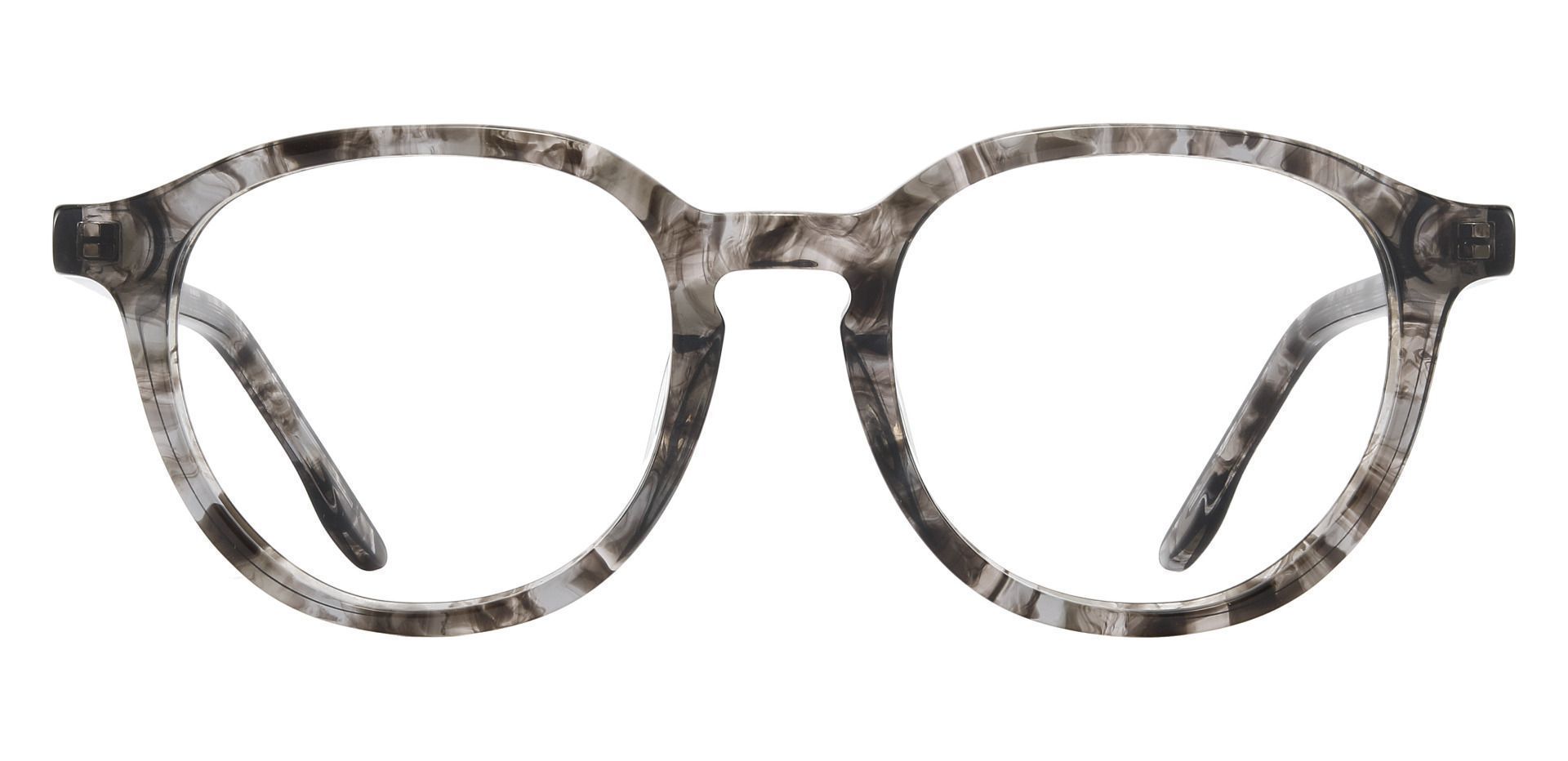Ashley Oval Prescription Glasses - Gray
