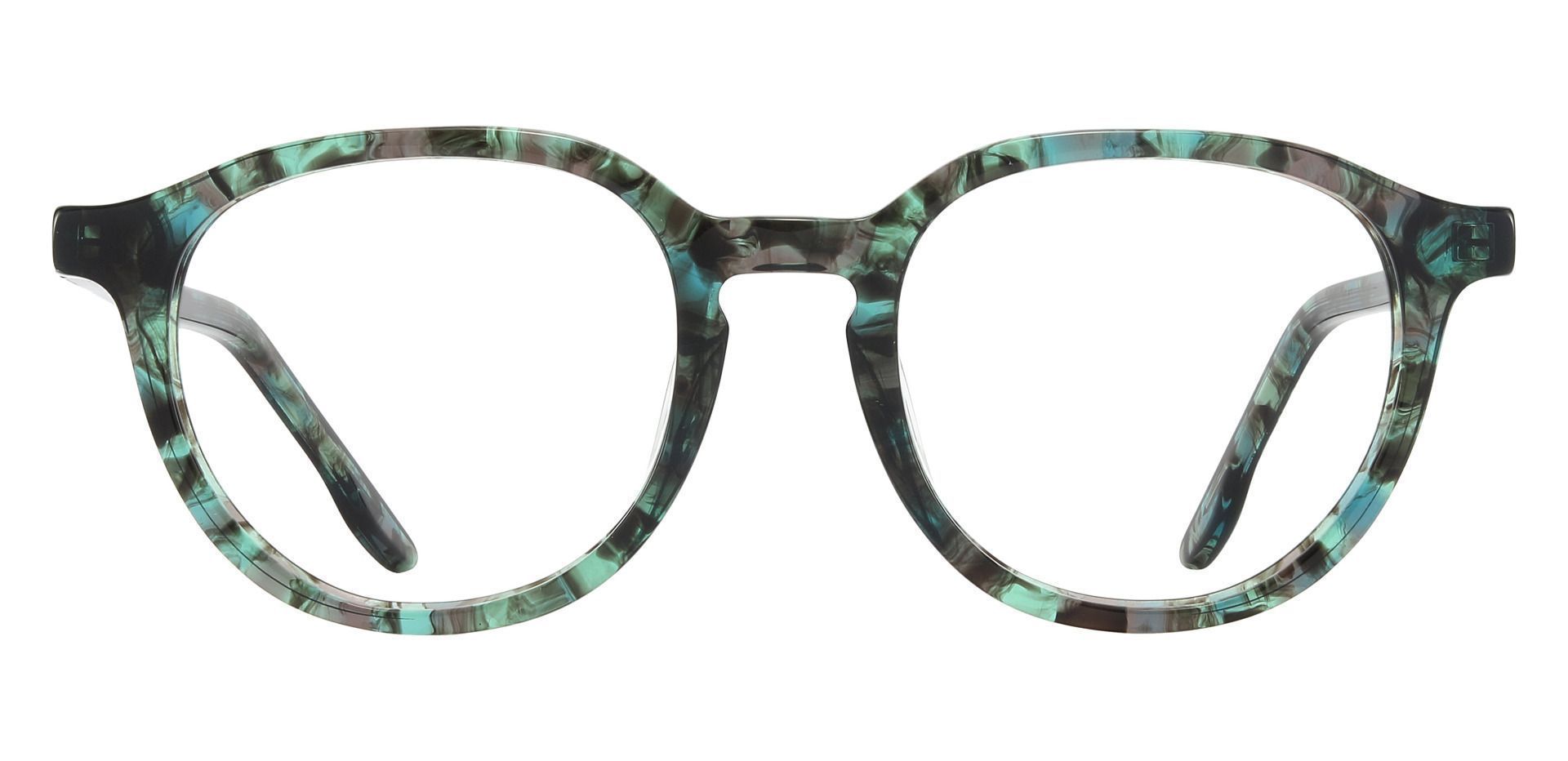 Ashley Oval Prescription Glasses - Green