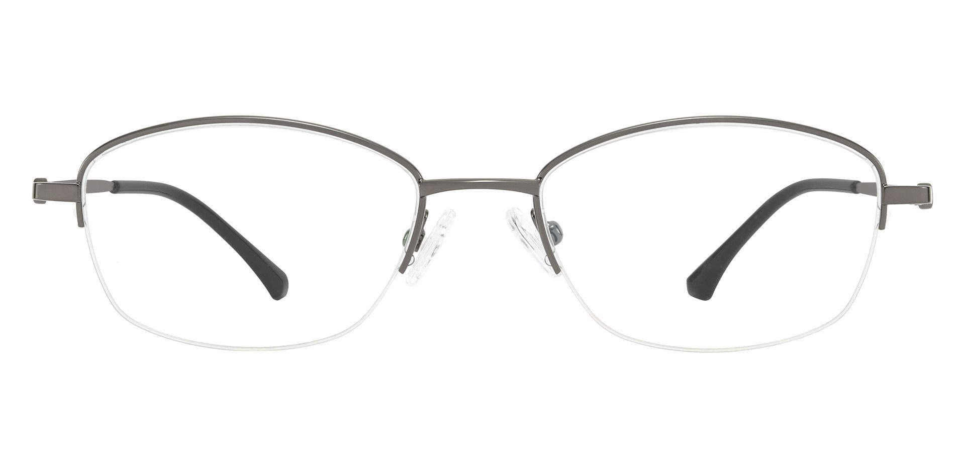 Beulah Oval Non-Rx Glasses - Gray