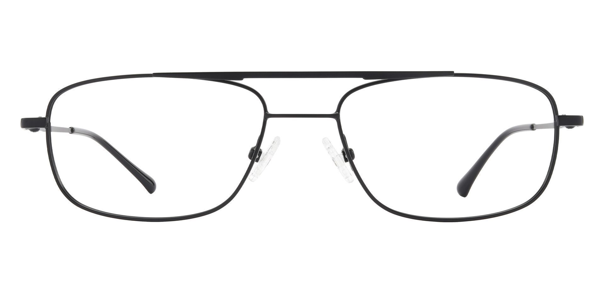 Hugo Aviator Eyeglasses Frame - Black