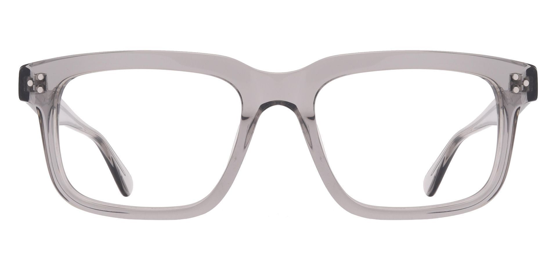 Geary Rectangle Eyeglasses Frame - Gray