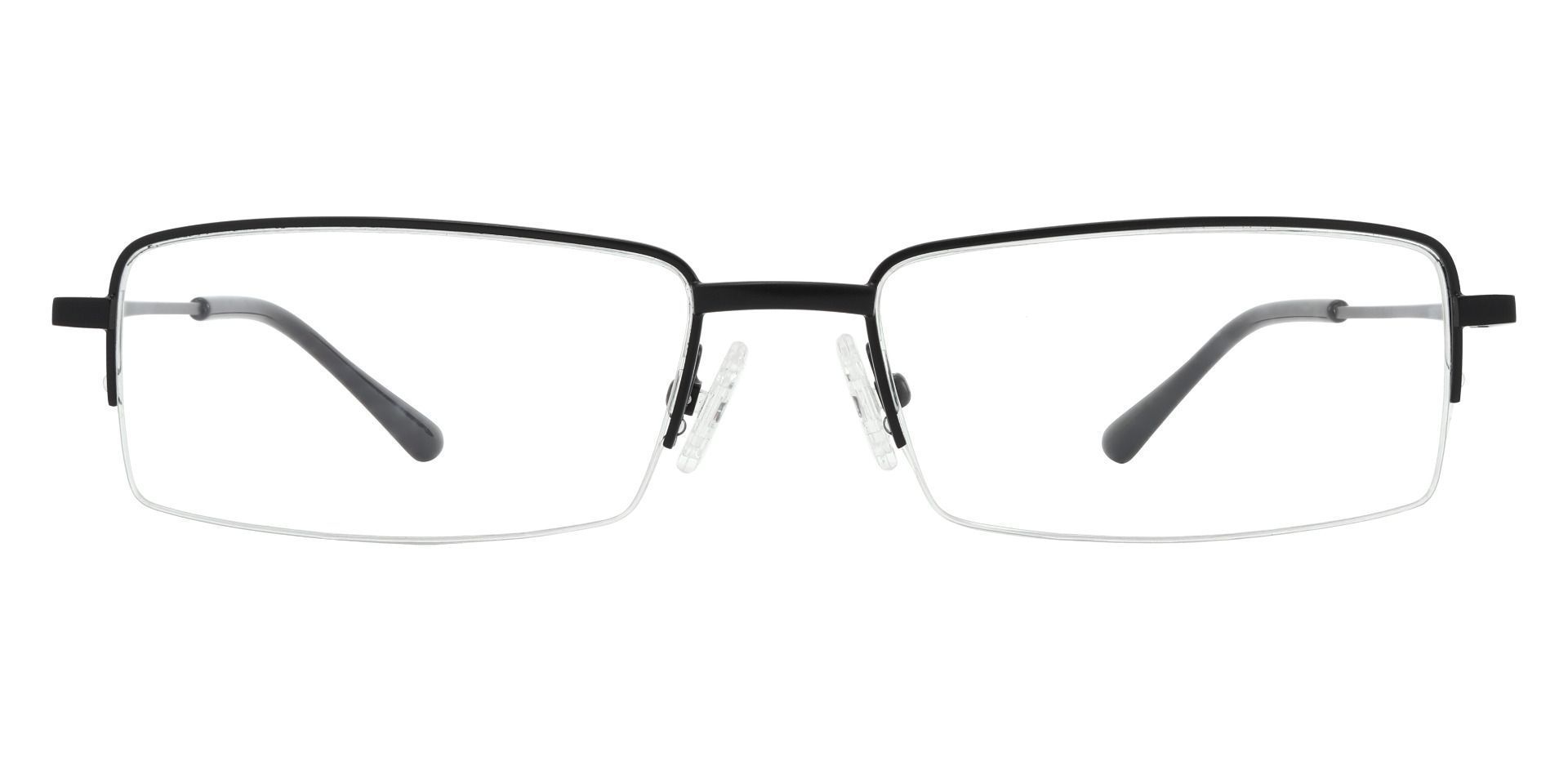 Quinton Rectangle Non-Rx Glasses - Black