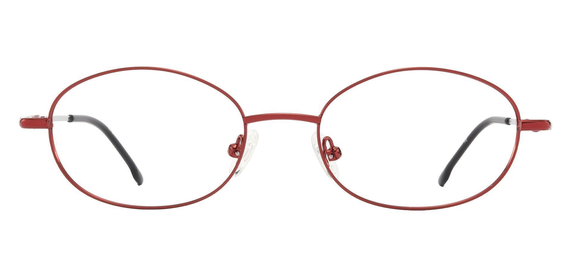 Calera Oval Reading Glasses - Red