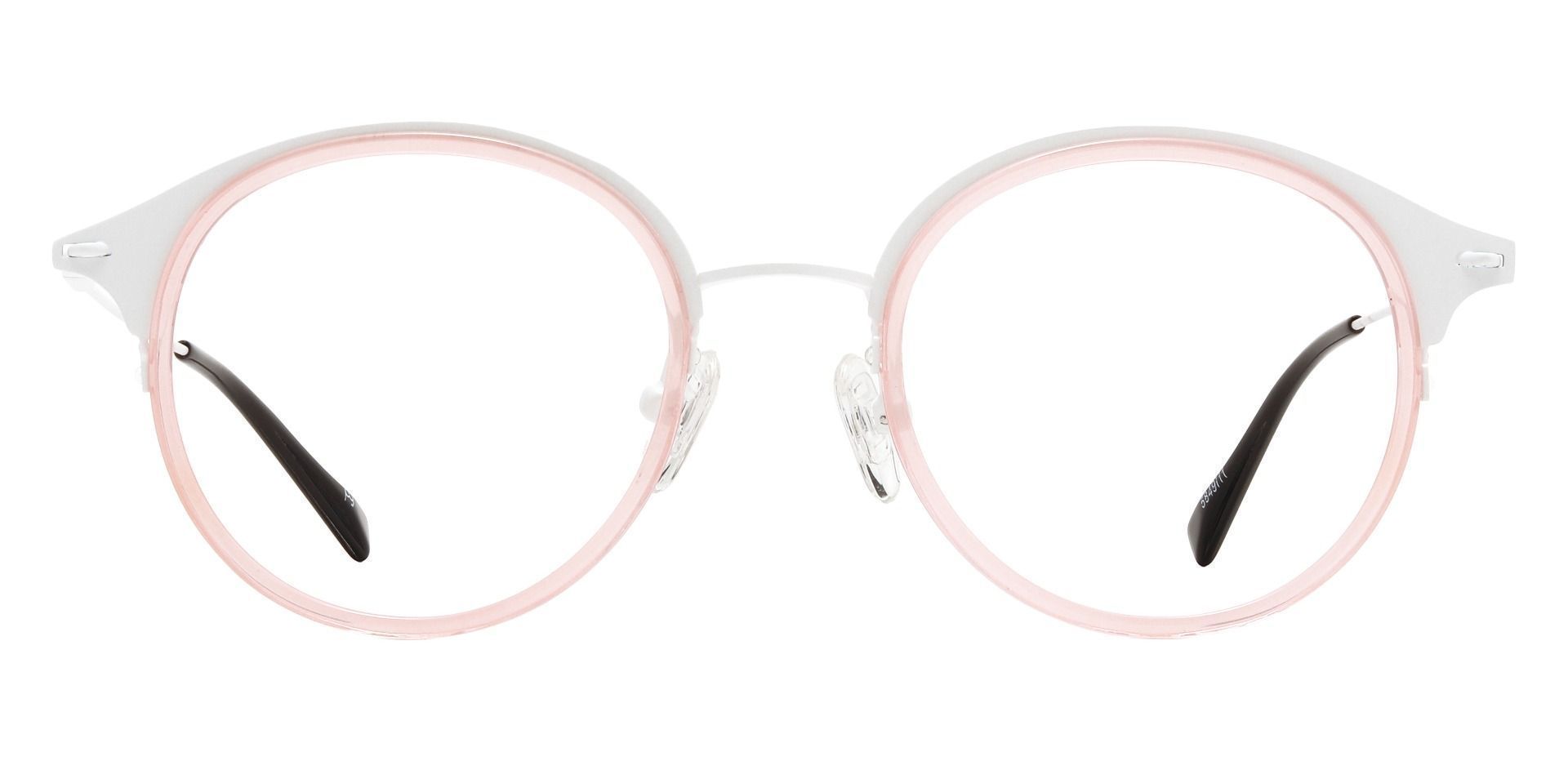Ramona Round Prescription Glasses - White