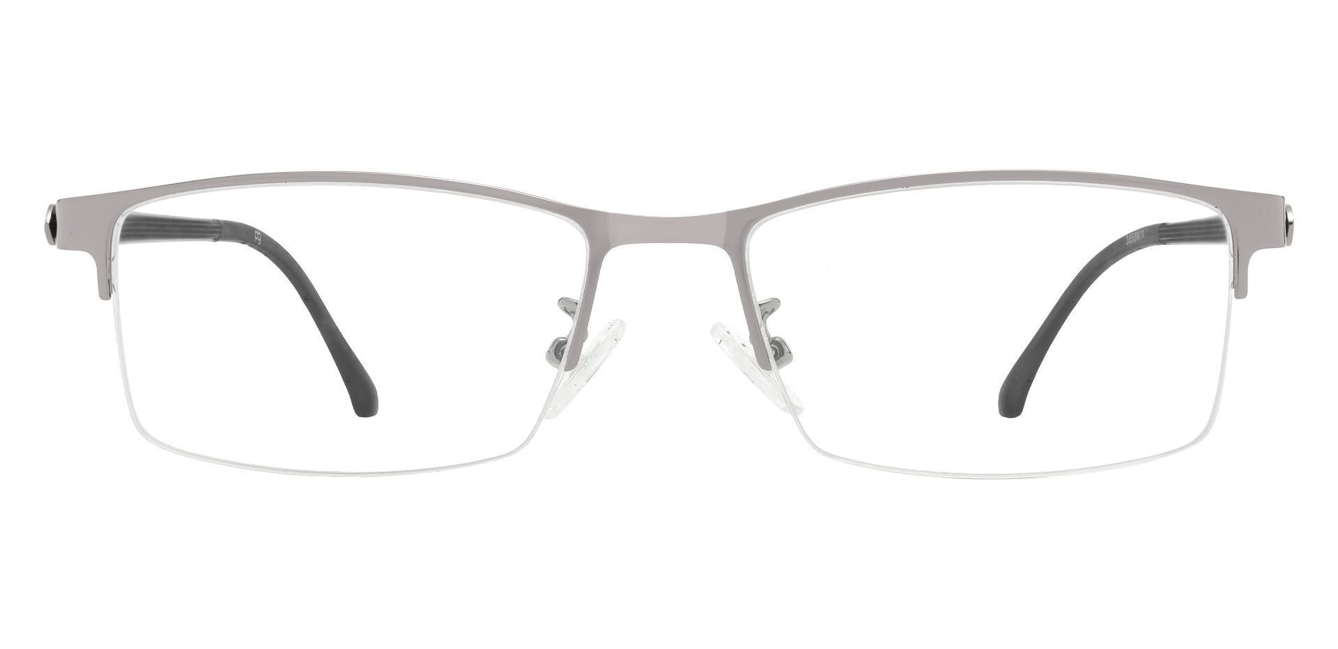 Collins Rectangle Non-Rx Glasses - Silver