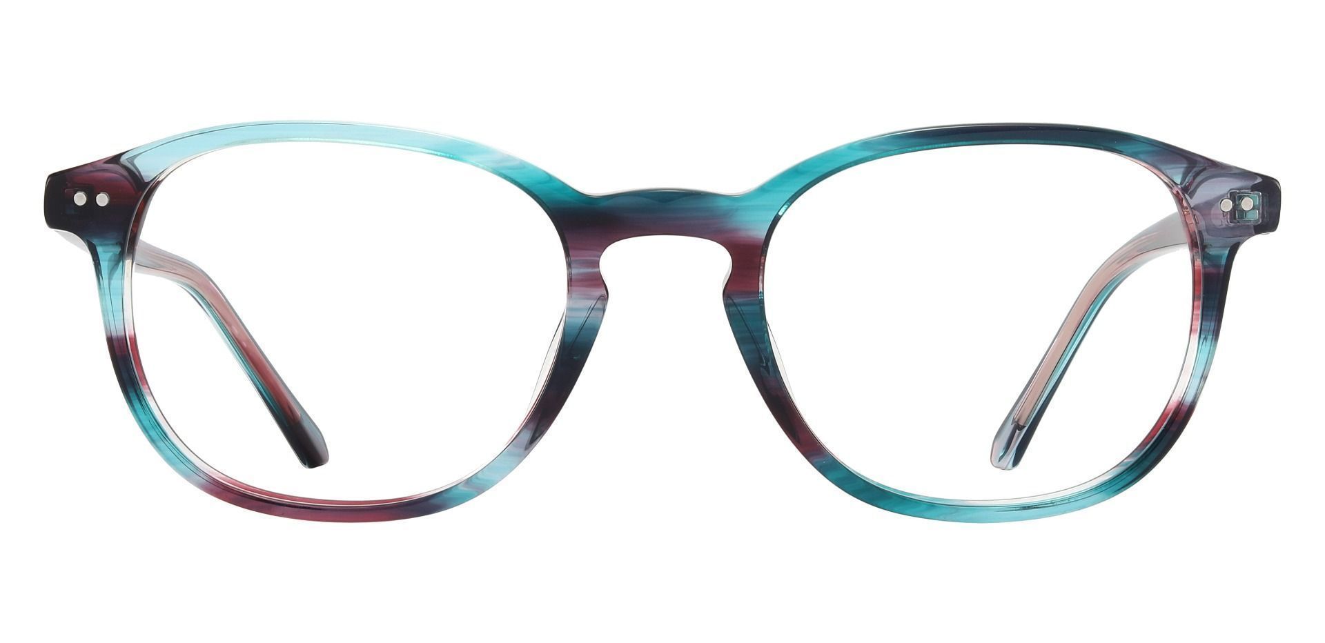 Arabella Oval Prescription Glasses - Blue