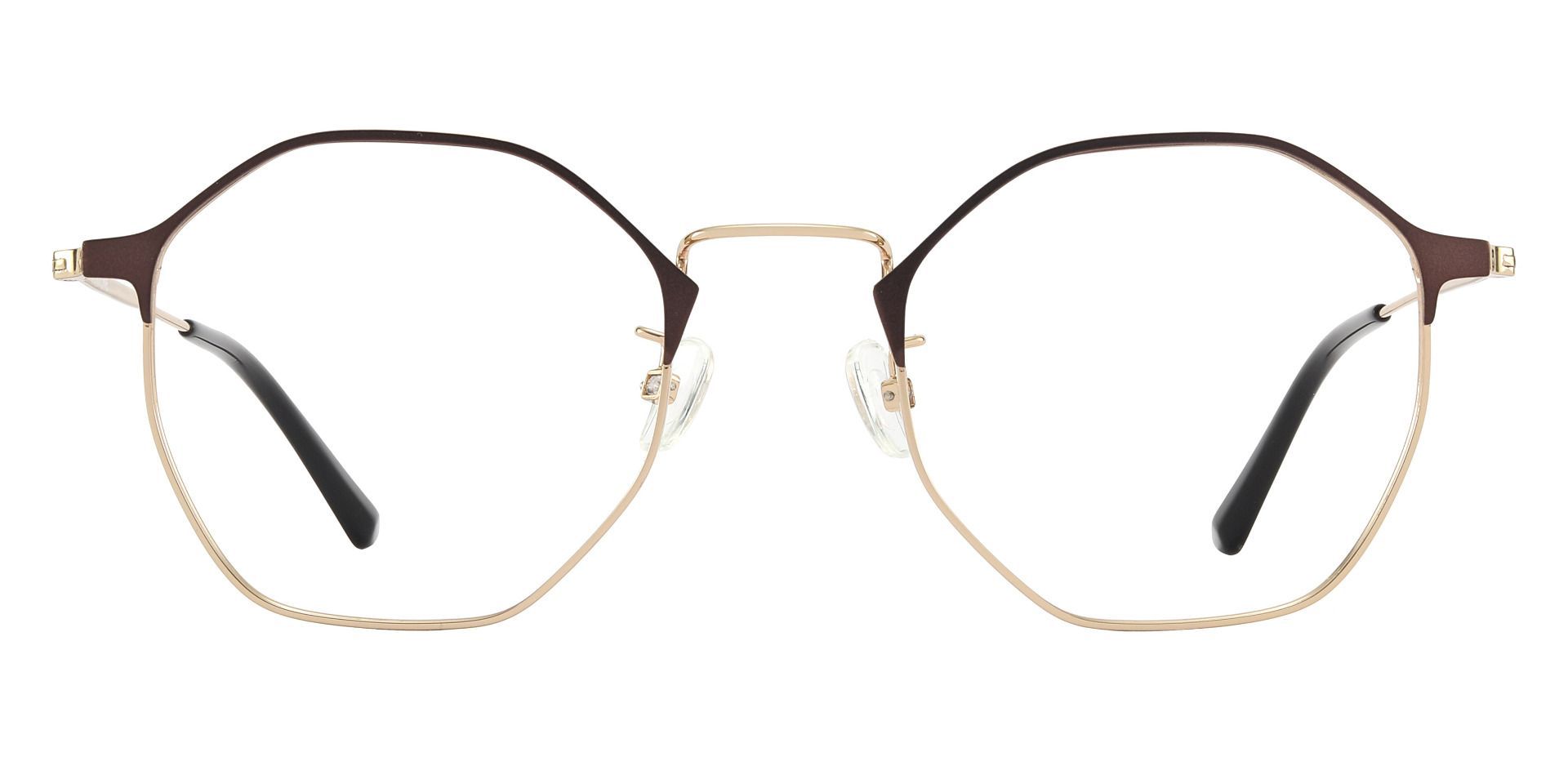 1pc Women's Polygonal Cat Eye Shape Tr Frame Fashion Non-prescription  Eyeglasses For Daily Use