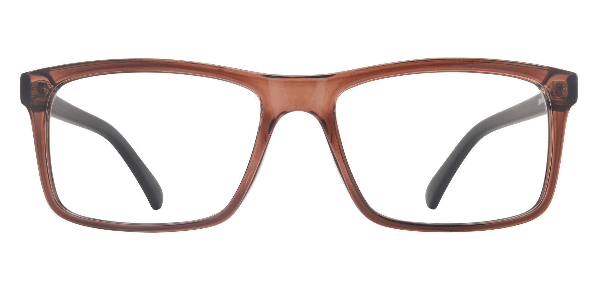 Matthew Rectangle Prescription Glasses - Brown