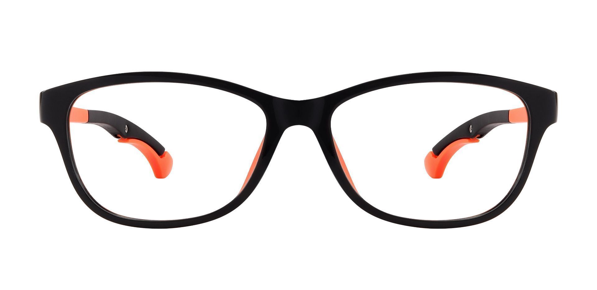 Houston Rectangle Prescription Glasses Black Kids' Eyeglasses