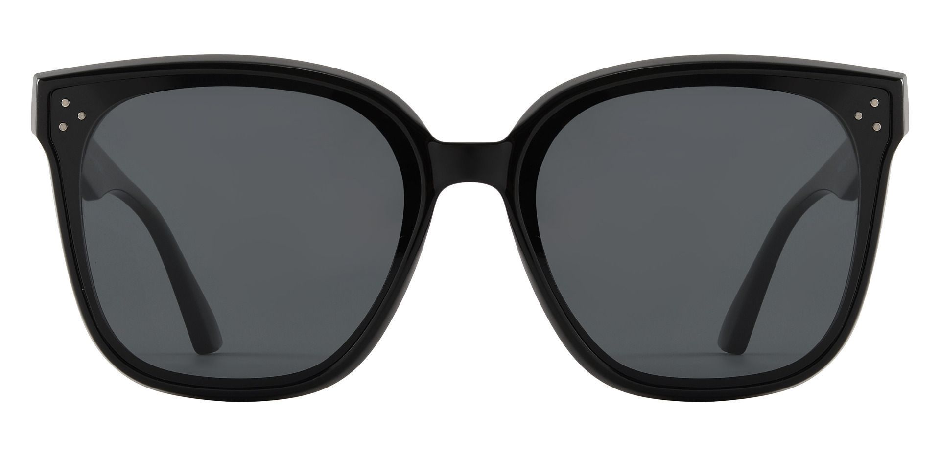 Laraine Square Black Non-Rx Sunglasses