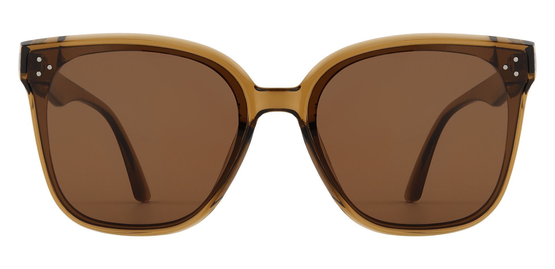 Rabia Square Brown Non-Rx Sunglasses