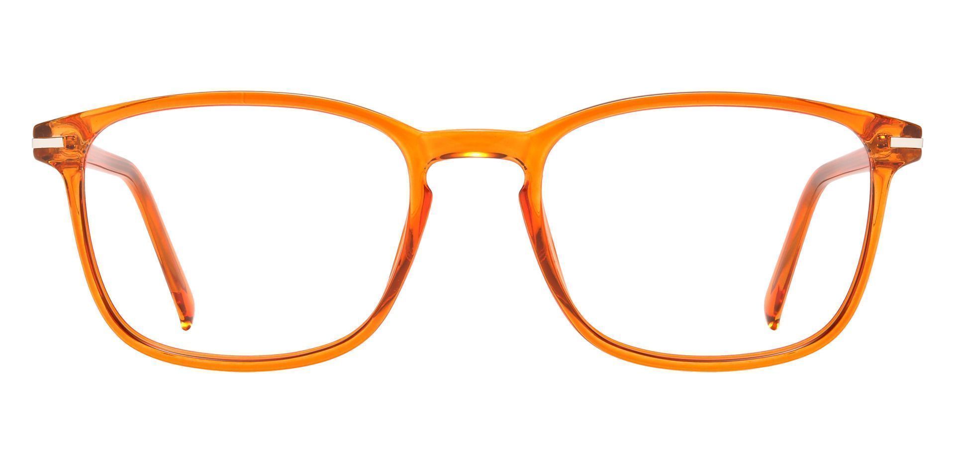 Dumont Rectangle Prescription Glasses - Orange